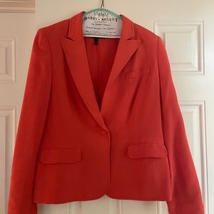 Beautiful orange/Mellon Escada silk pant suit